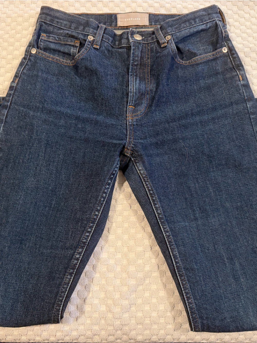 Everlane Dark Blue Straight-Leg Women's Jeans Size 27